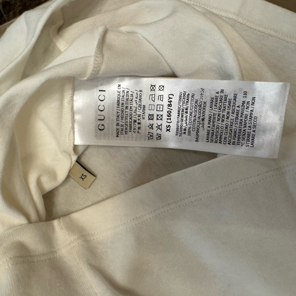 Authentic NWT Gucci x North Face Cream T-Shirt - Picture 5 of 5